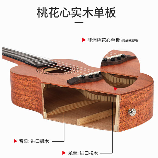 G Luxome Veener Ukulele Beginters для девочек, мальчиков, маленьких гитар, детей, Uklili, Ailian Say + полный набор аксессуаров 23 дюйма