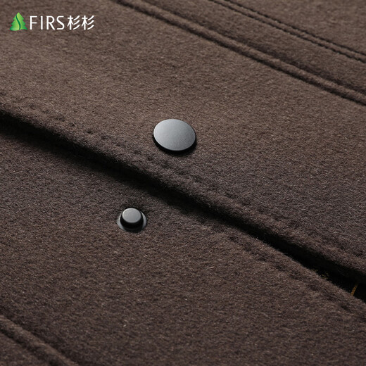 Shanshan wool double-sided woolen jacket men's removable goose down liner thickened lapel business casual jacket men's work wear