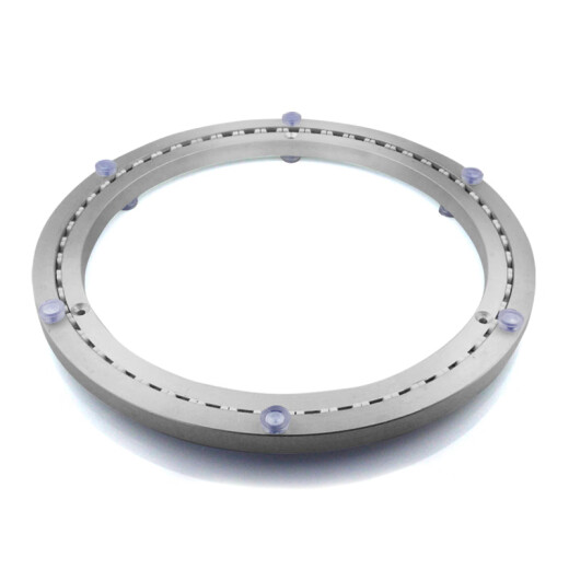 Mesa de comedor de bolse Base de tocadiscos de mesa redonda de aluminio giratero de aluminio Mesa de comedor de rodamientos silencios
