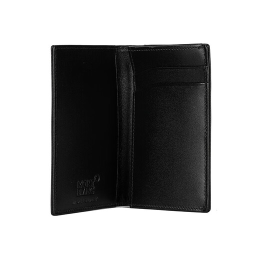 Montblanc (Montblanc) Herren Brieftasche Brieftasche große Klassenserie Schwarz Leder Visitenkartenhalter Geschenk für Freund 14108
