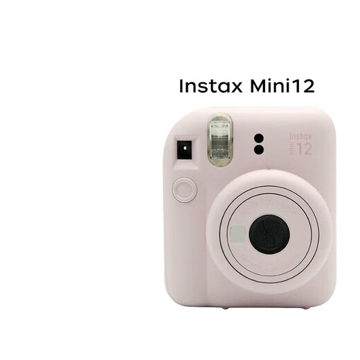 Fuji instax mini12 mini11/7/9 upgraded model, photo travel birthday gift, instant camera mini12 light cherry pink, best-selling model, official standard + 20 pieces of photo paper