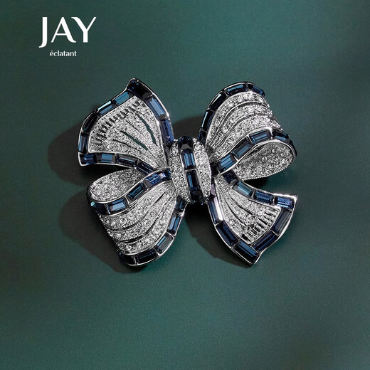 Jay bow brooch, high-end female corsage, birthday gift for mother, mother-in-law, elders