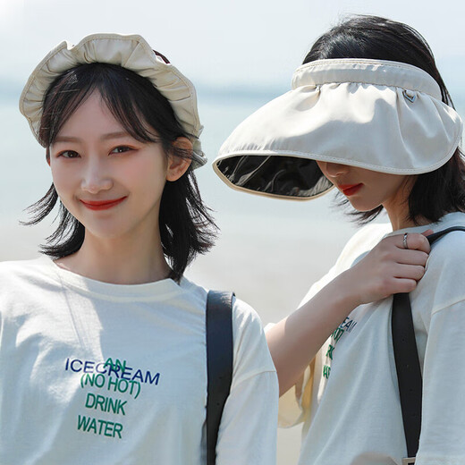 Nanjiren (Nanjiren) outdoor summer sun hat women's sun hat men's mountaineering hat sun hat anti-UV vinyl shell hat empty top hat