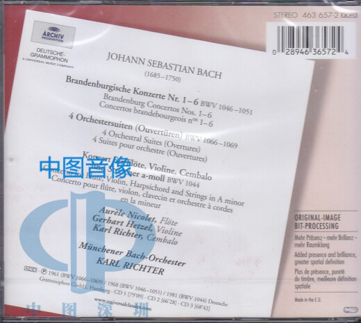 巴赫：勃兰登堡协奏曲 卡尔·李希特 4636572