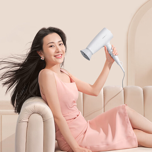 Philips hair dryer vitality small flower tube household 2100W high power hair dryer foldable constant temperature hair care 20 million negative ion hair dryer birthday gift BHD378/05