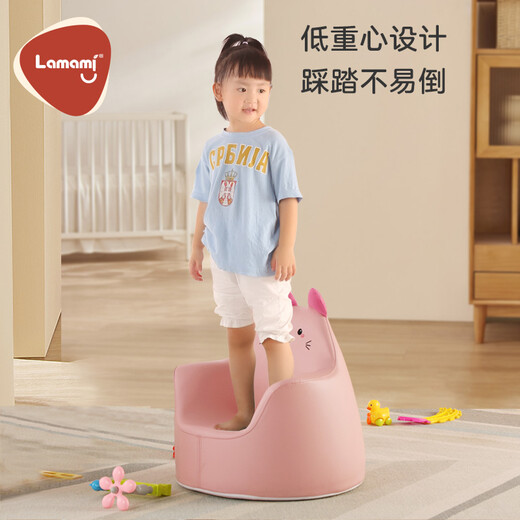 lamami children's sofa baby baby cartoon high elastic sponge leather girl princess seat learning chair lamomi701 cocoa meow Plus (3~12 years old) sponge 51cm