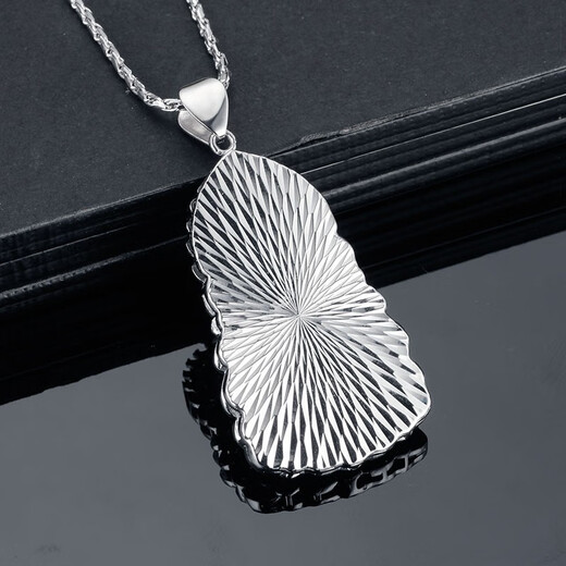 Xizhao Jewelry Platinum Pendant PT950 Flame Guanyin Pendant Guanyin Bodhisattva Tag Hollow Flame Guanyin Pendant 24.47g Shipping in 1-10 working days