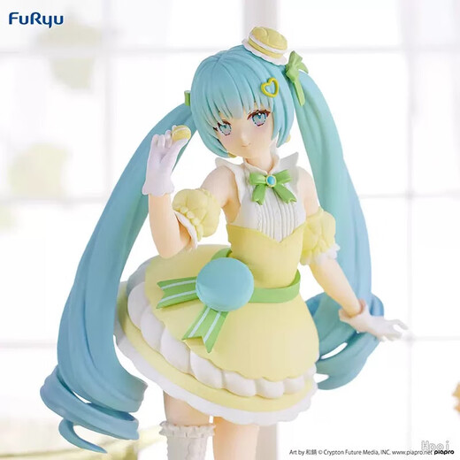 现货 正版 TAITO 初音未来 MIKU 小恶魔 睡美人 景品手办 礼物男 初音未来马卡龙柠檬色【高约21cm 全新正版