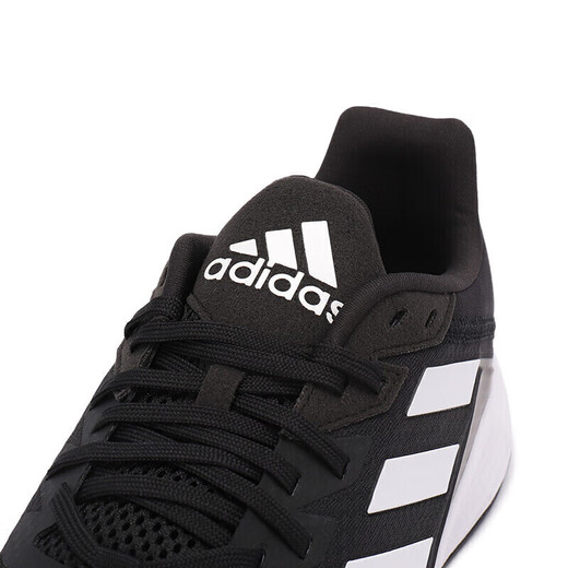 阿迪达斯 （adidas）男鞋2025夏季新款网面透气运动鞋轻便耐磨休闲鞋缓震跑步鞋 JQ9716黑色 42 (260mm)