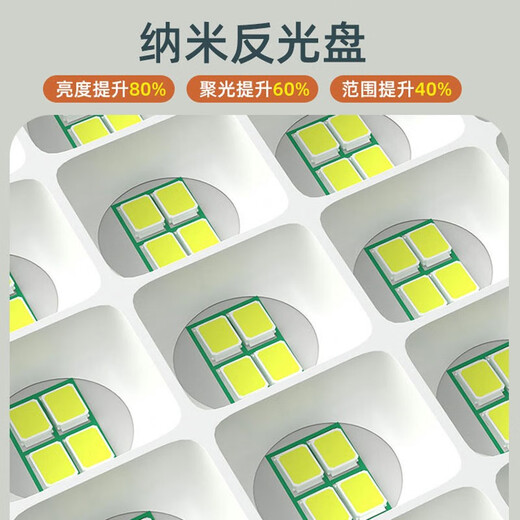 siyingled太阳能灯户外庭院灯家用LED投光灯超亮大功率露营营地灯室外防水 200W+5米线+照明约50平方
