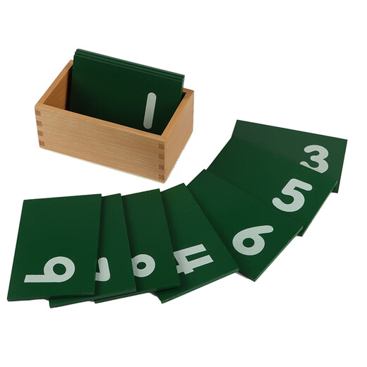 CANSMARTER Huile Монтессори Учебные пособия по математике 0-9 Песочная доска с цифрами Монтессори Песочная доска с цифрами Детская игрушка для раннего развития 0-9 Песочная доска с цифрами (Профессиональное издание)