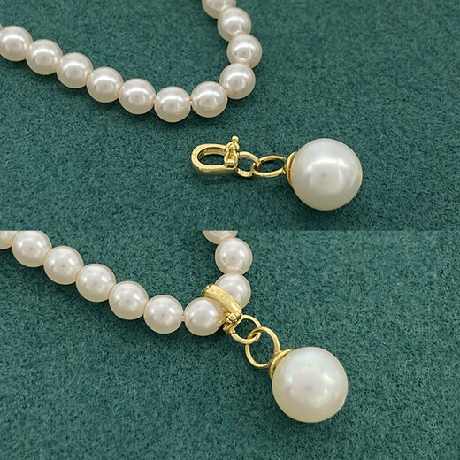 Yulong pure 18K gold 6/8-character universal buckle gold two-way protection anti-opening bracelet necklace pendant pendant buckle accessories 18K gold 6-character safety buckle (yellow)