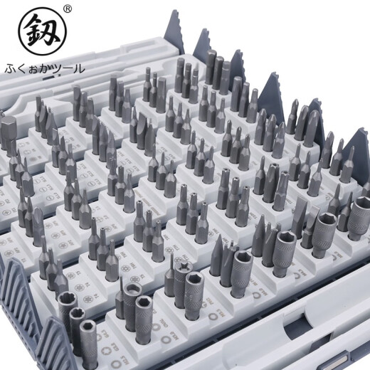 釰福冈工具精密螺丝刀套装拆机笔记本维修工具超硬丝起子128件套装 FO-9227
