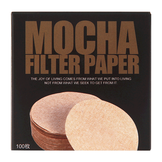Meixi coffee Moka pot filter paper round filter paper log unbleached drip coffee filter paper No. 6 Moka pot coffee filter paper Moka pot filter paper piece/box