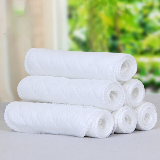 Pupumi Baby Urinring Windeln reine Baumwollwaschanlagenwindeln 10 Stück Pack dreischichtige Dünnmodell 45x16cm