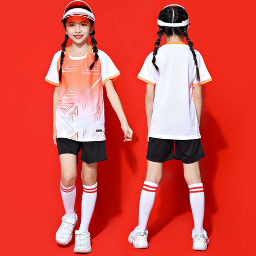 HKBQ儿童羽毛球服套装男童女童定制网球服速干小学生跳绳训练比赛衣服 5021宝蓝色套装(男女同款) S