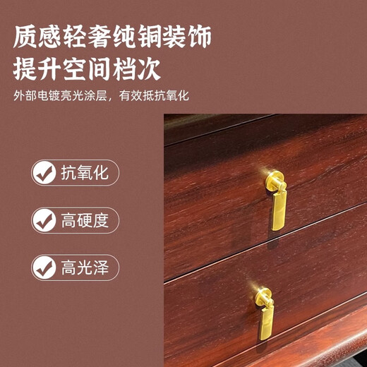 Kong Qiu Mingge ebony solid wood boss desk new Chinese style CEO office desk and chair combination furniture executive desk 2.0m boss desk