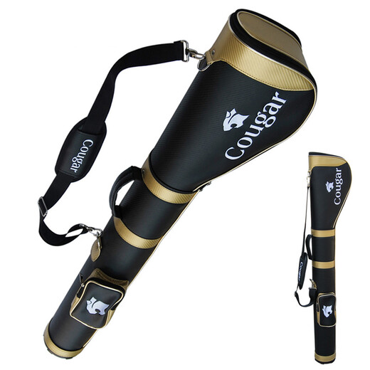 OuGar Golf Club Men's and Women's Golf Practice Half Set Beginner's Club Beginner's Club Carbon R Men's 4 PCs Carbon Shaft + Gun Bag