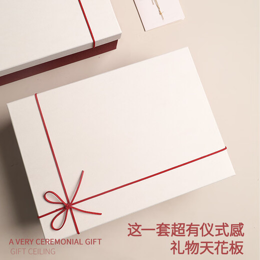 Hengyuanxiang scarf for women winter 2025 new hat and gloves three-piece set birthday gift for girls to send to best friends Christmas gift box LOVE love style_off-white scarf set five