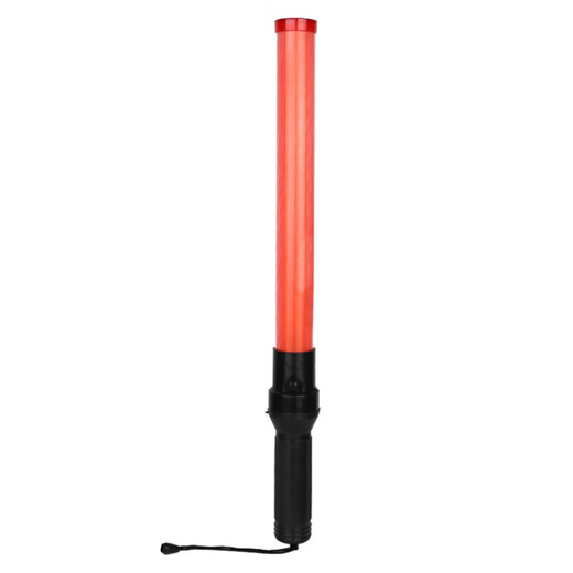 Bingyu Traffic Road Baton Warning Flash Stick Signal Stick Emergency Stick LED Warning Light Evacuation (54cm Red Rechargeable Model) BYT-98