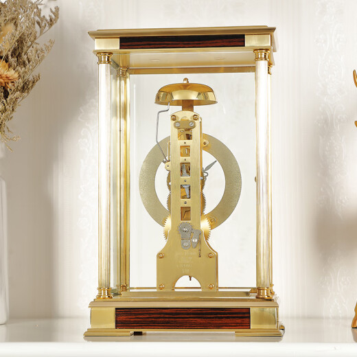 Relojes Hermle Sala de estar de reloj de estilo europeo adornos mecánicos de madera maciza reloj Mt202-000791