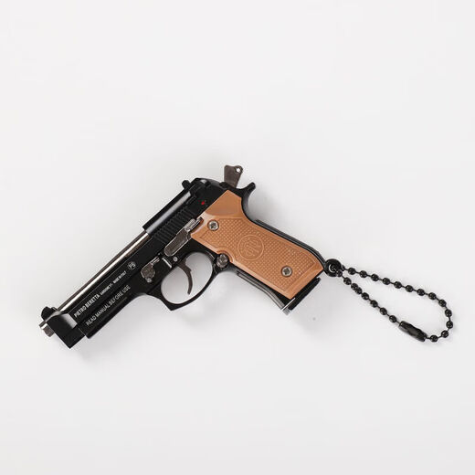 Mini -Version des Keychain 1392F Metal Model Keychain Mini -Waffe Abnehmbares Hanger Beretta 92f mit Gravur