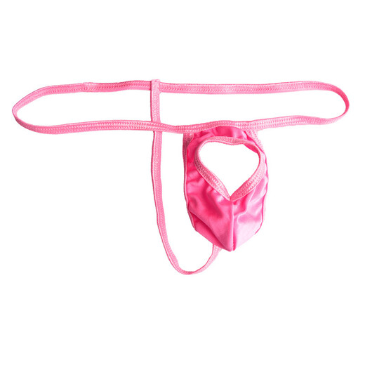 Men's sexy underwear, perverted thong, men's hole-opening, transparent opening T-pants revealing hollows, passionate temptation, hot low-waist bumpy large pouch, gun bullet egg separation adult products SM, black, one size