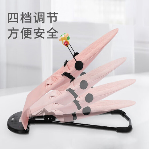 kidsdeer婴儿摇摇椅哄娃神器0-1新生儿礼盒满月礼物安抚椅摇椅宝宝玩具