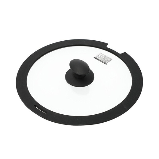 NITORI same style home kitchen household multi-caliber pot accessories handle anti-scalding silicone pot lid TORERU beige 28cm