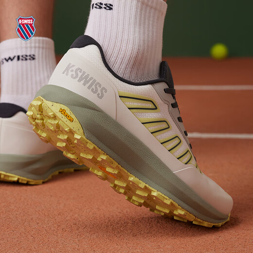 Kswiss [même style sur le spectacle] Kswiss Chaussures de course masculines 24 Nouvelles chaussures sportives et de loisirs 9272-m 108 Gray / Sage / Sage / Wimbledon White 40