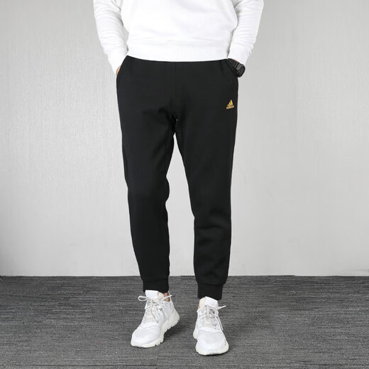阿迪达斯 （adidas）运动裤男裤夏季新款休闲卫裤收口小脚裤子针织时尚长裤 FM9274舒适  M