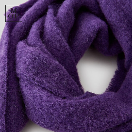 
Marc O'Polo/MOP [Same Model in Shopping Mall] New Winter Blended Heat Scarf Women Bright Purple 679