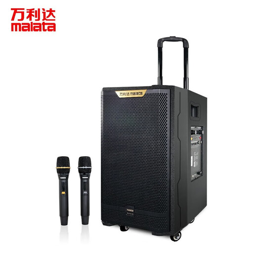 万利达（Malata）M+9866A飞天三代广场舞音响大功率重低音便携式户外k歌拉杆音箱专业舞台设备卡拉ok声卡直播一体机 M+9866A飞天三代(10吋)三分频