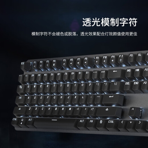 罗技（Logitech）K845机械键盘 有线键盘 游戏办公键盘电竞 青茶红轴键盘电脑笔记本背光DIY键帽 全尺寸104键 全尺寸 TTC红轴 104键 白光
