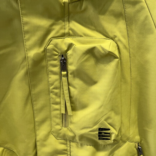 GUANGAN AEPE Hong Kong counter windproof and waterproof high-end green men's jacket hooded loose trendy brand design outer jacket fluorescent green XL 140-155Jin Jin equals 0.5 kg