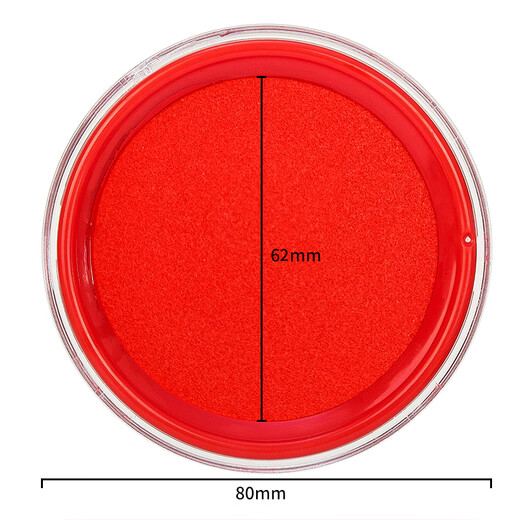 80 mm transparente redonda de plataforma de secado rápido de sellado suministros de oficina rojo 9863 plástico redonda rojo rojo