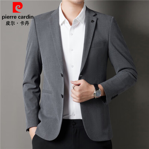 Pierre Cardin suit men's spring and autumn new business casual slim small suit young and middle-aged single suit jacket men's two-button suit