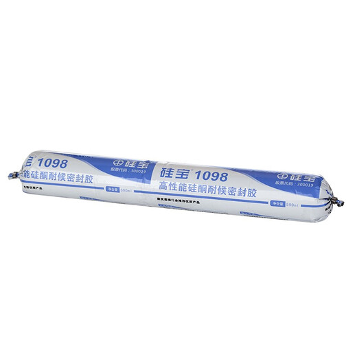 
Silicon 1098 high-performance silicone sealant sunroom leakproof curtain wall building waterproof weathering glass glue gray 1098 sealant 590ml-gray