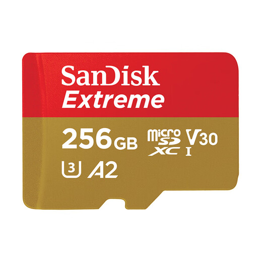 闪迪（SanDisk）高速内存卡TF适用手机大疆无人机pocket3运动相机switch行车记录仪监控摄像头V30存储卡 256G 读190MB/S 送2.0读卡器