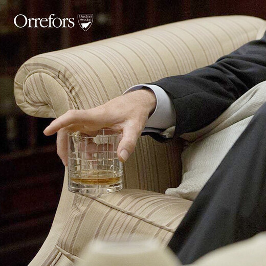 Orris Whiskey Cup STREET Home Wine Set Gift Box Wine Glass Handmade Crystal Glass Mid-Autumn Festival Gift Whiskey Cup (M)-1 Pack 360ml 1 Pack