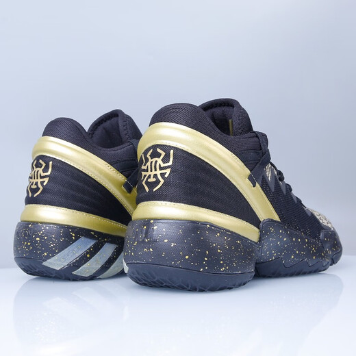Adidas D.O.N. Ausgabe 2 Mitchell 2 Generation Co-Branded Wear-Resistant Schockpolstere Praktische Sportbasketballschuhe FY0872 FZ3881/Schwarzes Gold 44,5 (275 mm)