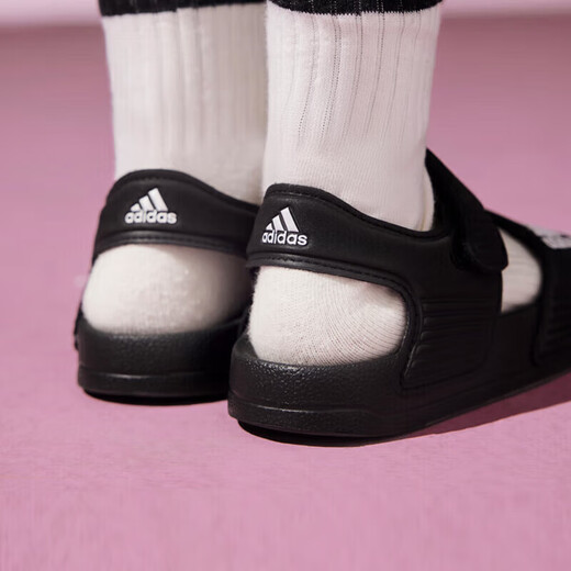 Adidas Kindersandalen für Sommermänner und Frauen große und kleine Kinder Beachschuhe GW0344 Schwarz 4/36 Größe/225 mm