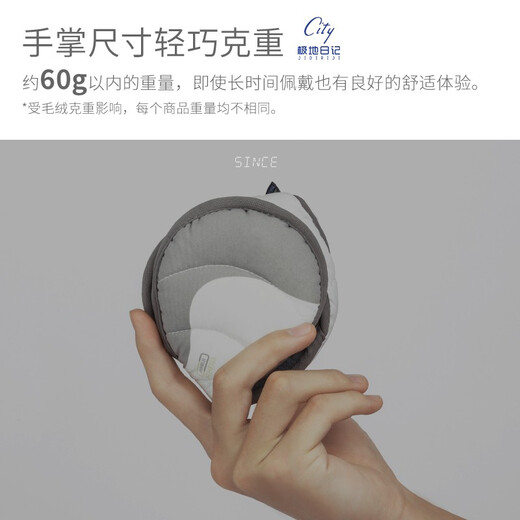 Polar Diary New Winter Down Earmuffs and Earbags Men's Outdoor Coldproof Sports Mountaineering Earmuffs Foldable Adjustable Earmuffs C12Athena Ji One Size