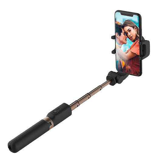 
Thysent (dste) anti-shake stabilizer mobile phone tripod selfie stick handheld gimbal vlog video live stand wireless Bluetooth charging [photo/insir standard version] ink black