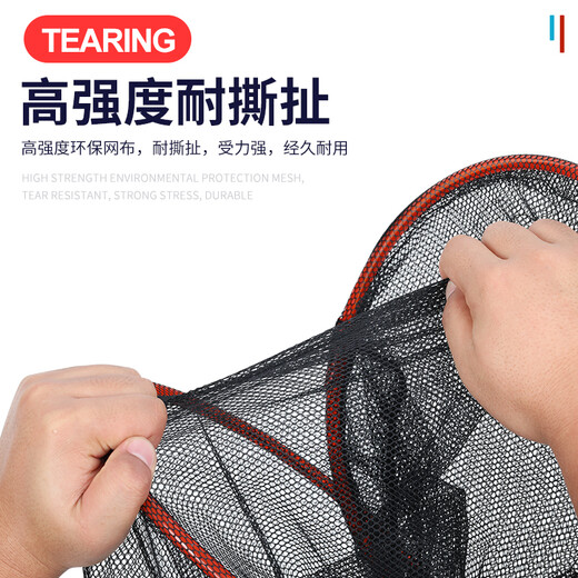 TAB Portable Small Fish Protector Eye-Filled Fish Mesh Bag Quick-drying Bag Live Bait Anti-jumping Net Bag Mini Small Fishing Protector Basket 25cm 0.6m Multi-purpose Small Fish Protector Medium Size