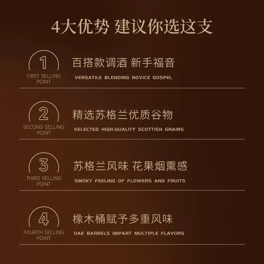 Huo Fan-Junni [Authentique anti-contrefaçon] Whisky importé britannique et cocktail à vin étranger mélange de base de vin coke coke baril sherry spirit 700ml * 6 bouteilles entières [bouteille nue