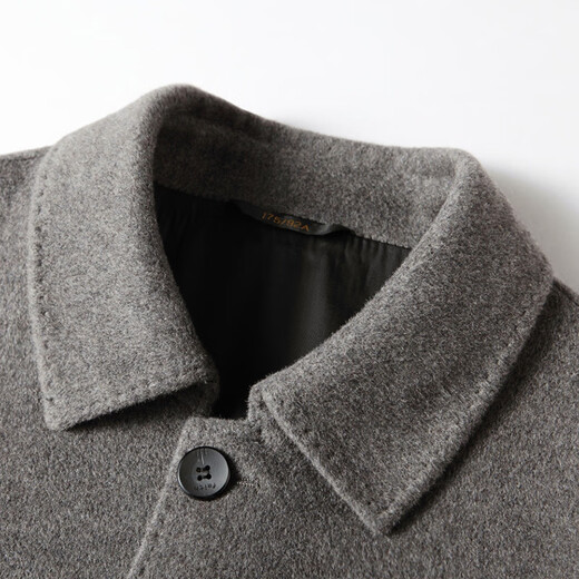 AEMAPE brand double-sided wool jacket for men's autumn and winter new lapel jacket for business casual thickened jacket camel color 175