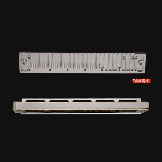 
Tongbao (TOMBO) harmonica 6624S collection copper grid 24-hole polyphonic harmonica C tune beginners professional playing harmonica 24-hole polyphonica A tune