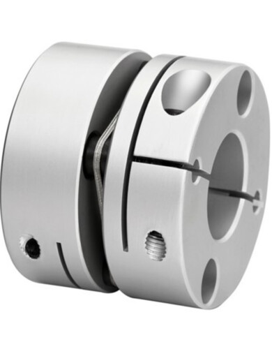 Huili customized aluminum alloy diaphragm coupling single and double diaphragm coupling elastic connector stepper motor high torque keyway single outer diameter 82 length 68 inner hole 20 to 40 optional