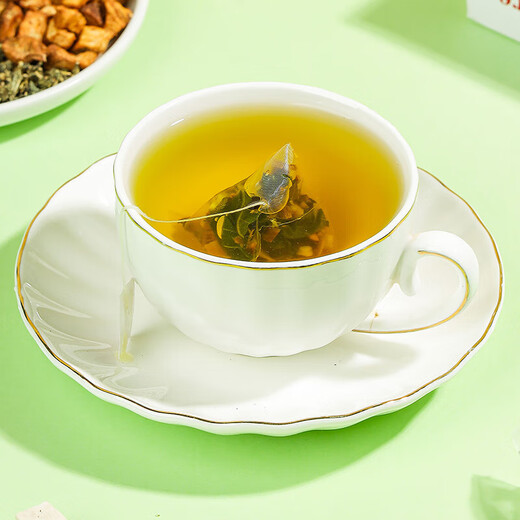 Chicory Poria lily tea substitute tea barley root mulberry leaves gardenia green money willow leaves small packaging Chicory Poria lily tea-3 boxes